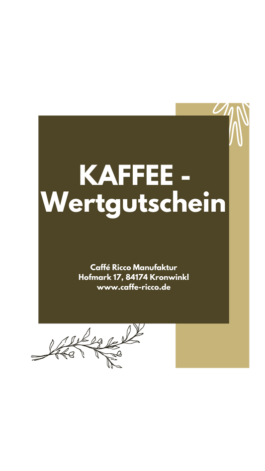 Caffé Ricco Geschenkgutschein
